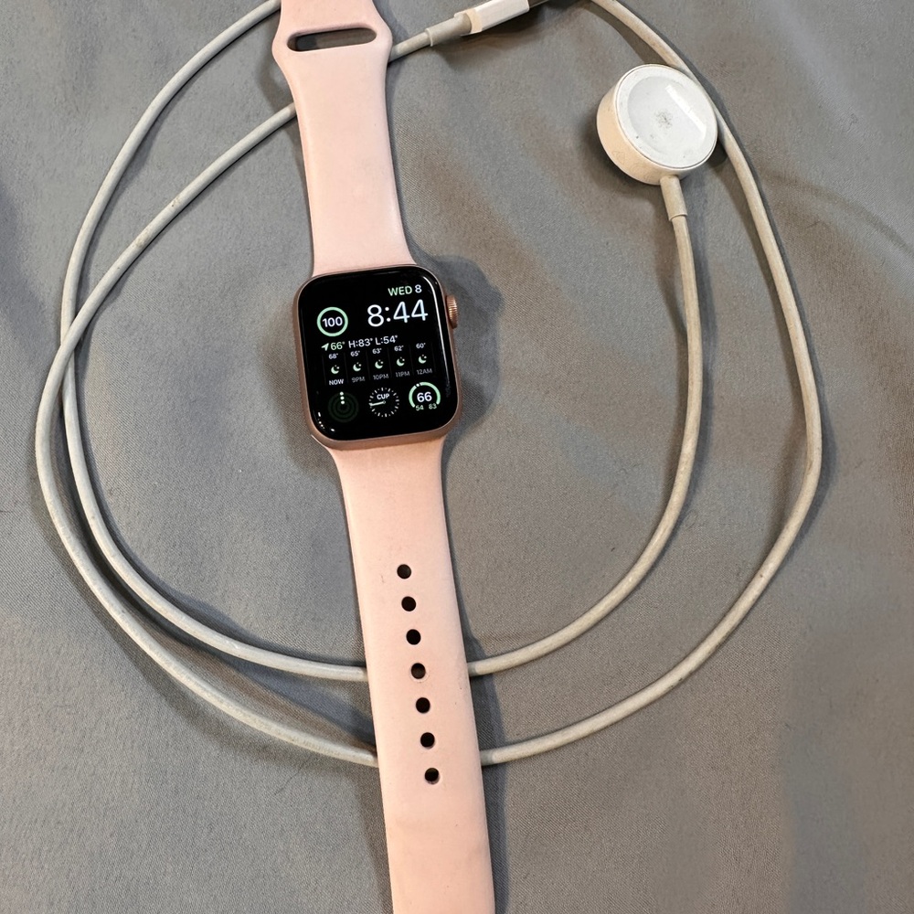 Smartwatch with Pink Band
